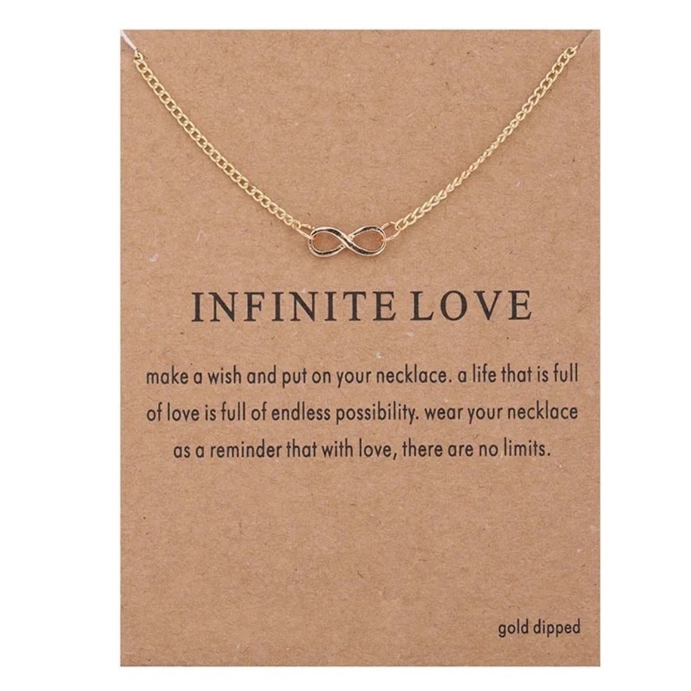 *FRANKIE* Gold Infinite Love Simple Necklace